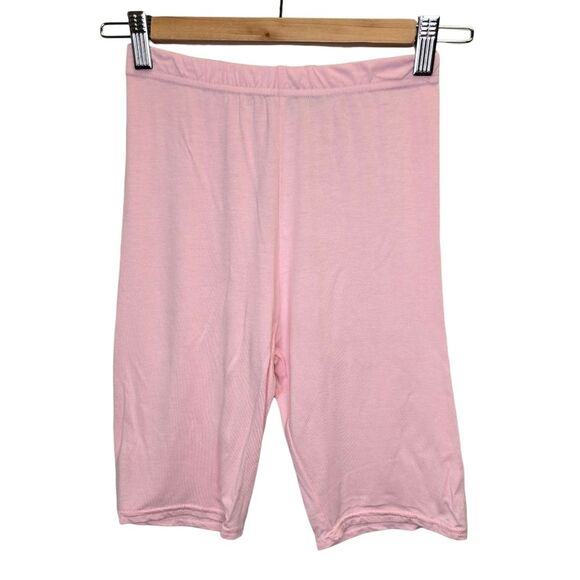 PrettyLittleThing Women's US 4 Basic Dusty Rose Cycle Pink Shorts - Picture 1 of 12